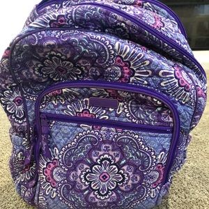 Vera Bradley Laptop Backpack Purple